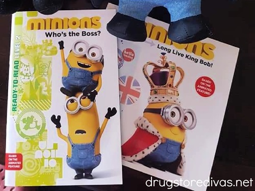 Two Minions "I can read" books.