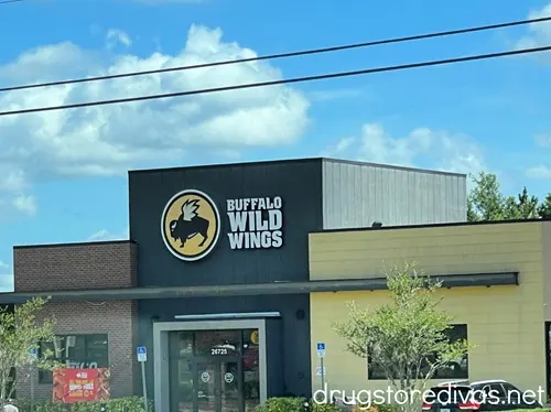 The outside of a Buffalo Wild Wings restaurant.