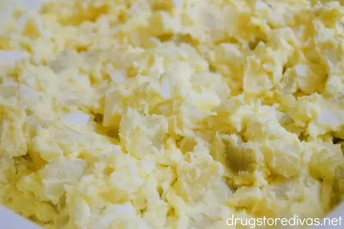 Deviled egg potato salad.