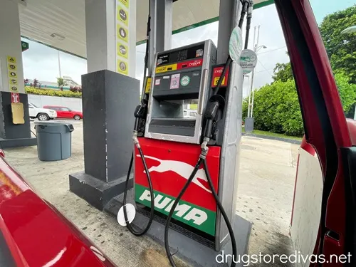 A gas station in Puerto Rico.