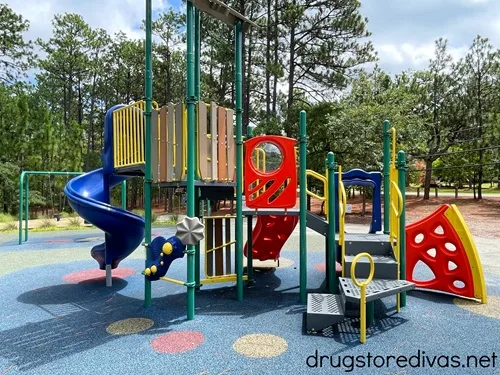 A playground at a park in Moore County, NC.