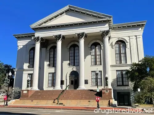 The outside of Thalian Hall in Wilmington, NC.