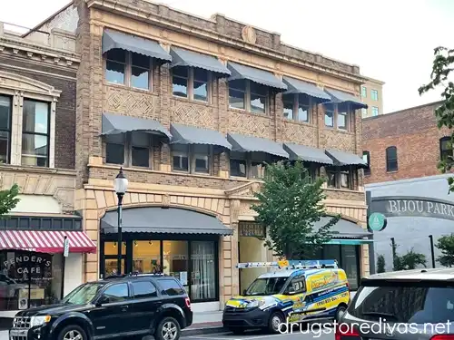 A three-story building, formerly known as the Bullock Hospital, in downtown Wilmington, NC.