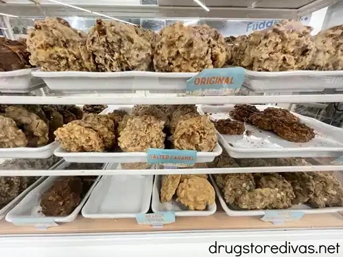 Pralines on display at the Coast Candy gas station in Santee, SC.