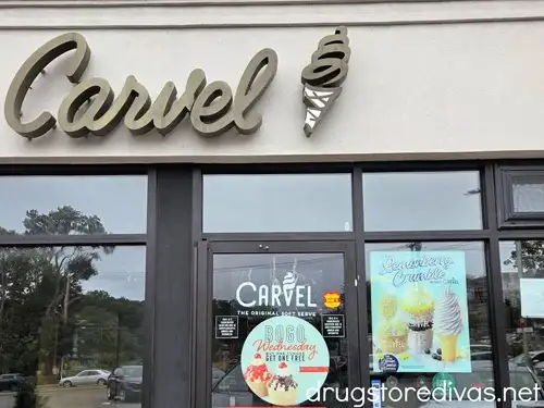 The outside of a Carvel ice cream shop.