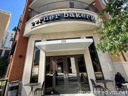 The outside of a Corner Bakery Cafe.