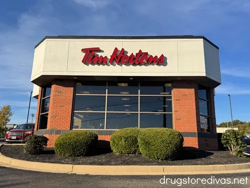 The outside of a Tim Horton's coffee shop.