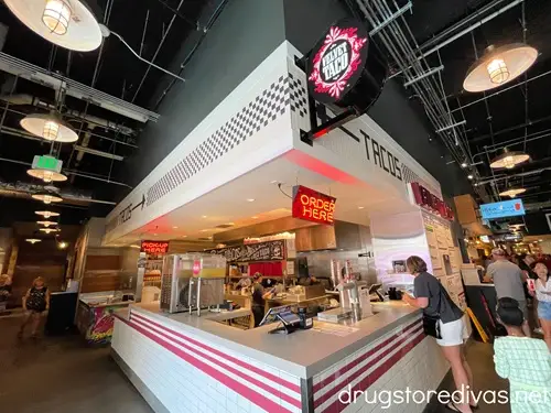 Velvet Taco inside Assembly Food Hall in Nashville.
