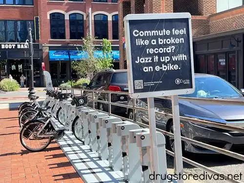 A Bcycle bike docking station in Nashville.