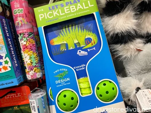 A Pickleball Junior Paddle for sale in a store.