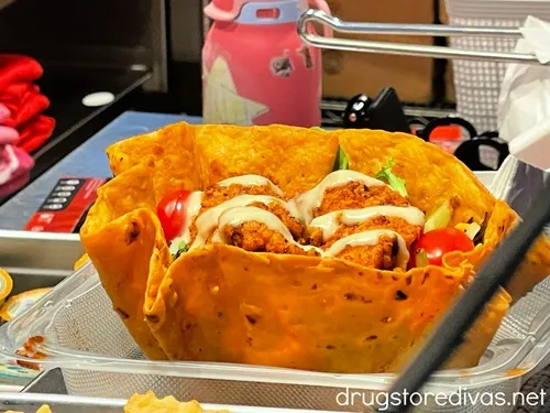 A chicken tortilla salad from Prince's Hot Chicken.
