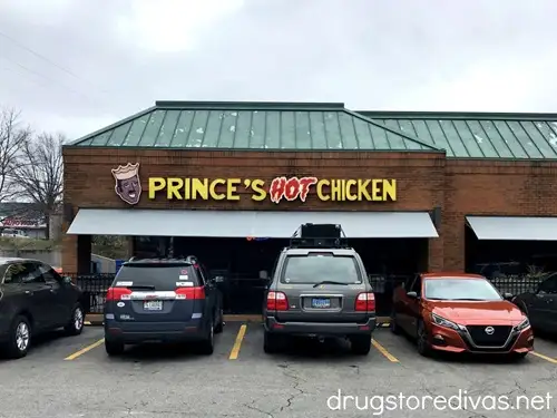 The outside of a Prince's Hot Chicken in Nashville.