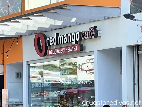 The outside of a Red Mango Cafe location.
