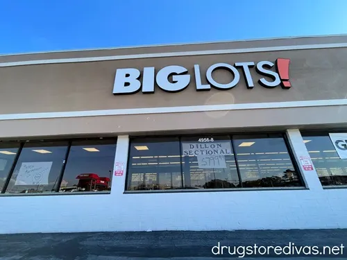 The outside of a Big Lots store.