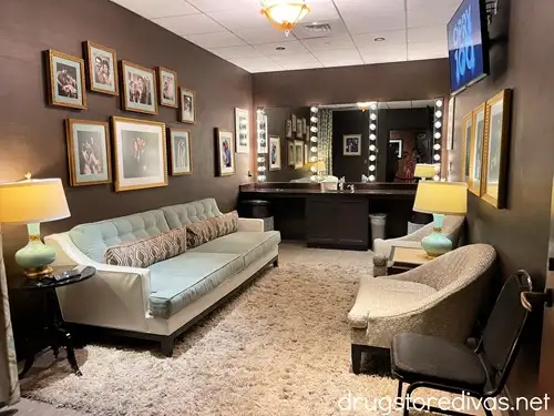 A dressing room backstage at the Grand Ole Opry.