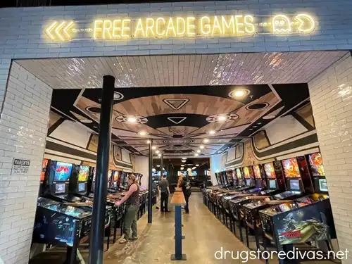 Pinball machines inside Pins Mechanical Co in Nashville.