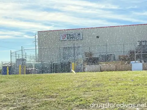 The outside of a Tractor Supply store.