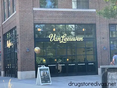 The outside of a Van Leeuwen ice cream shop in Nashville.