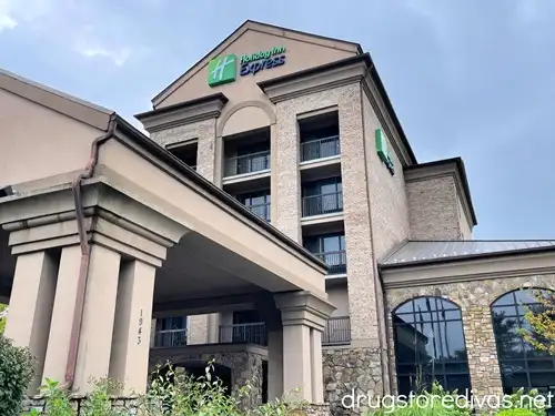 The outside of the Holiday Inn Express hotel in Boone, NC.