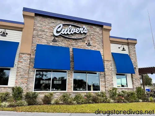 The outside of a Culver's restaurant.