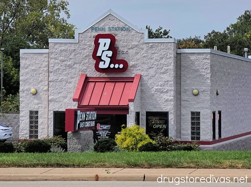 The outside of a Penn Station East Coast Subs restaurant.