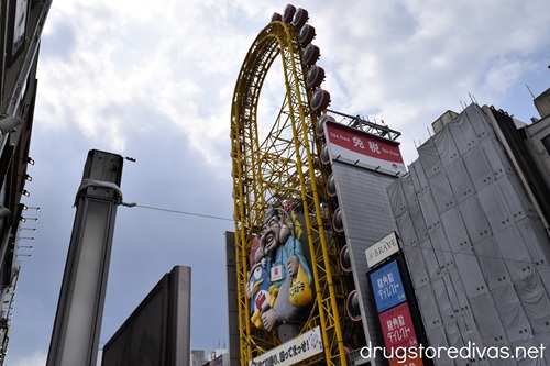 The Don Quijote Ferris Wheel in Dotonbori Japan.