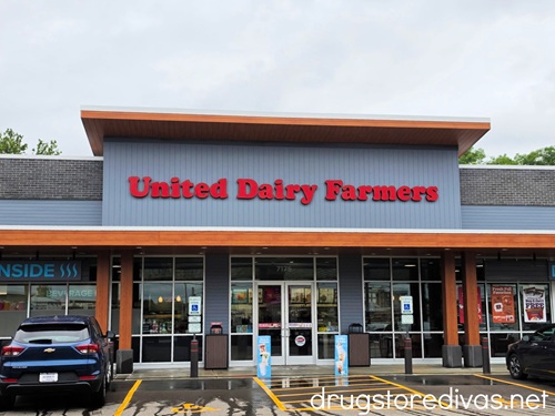 The outside of a United Dairy Farmers convenience store.